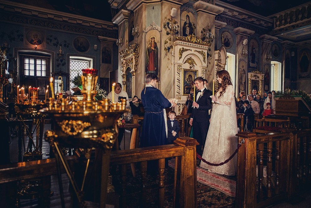 Свадебная фотосъемка и лав стори - Венчание