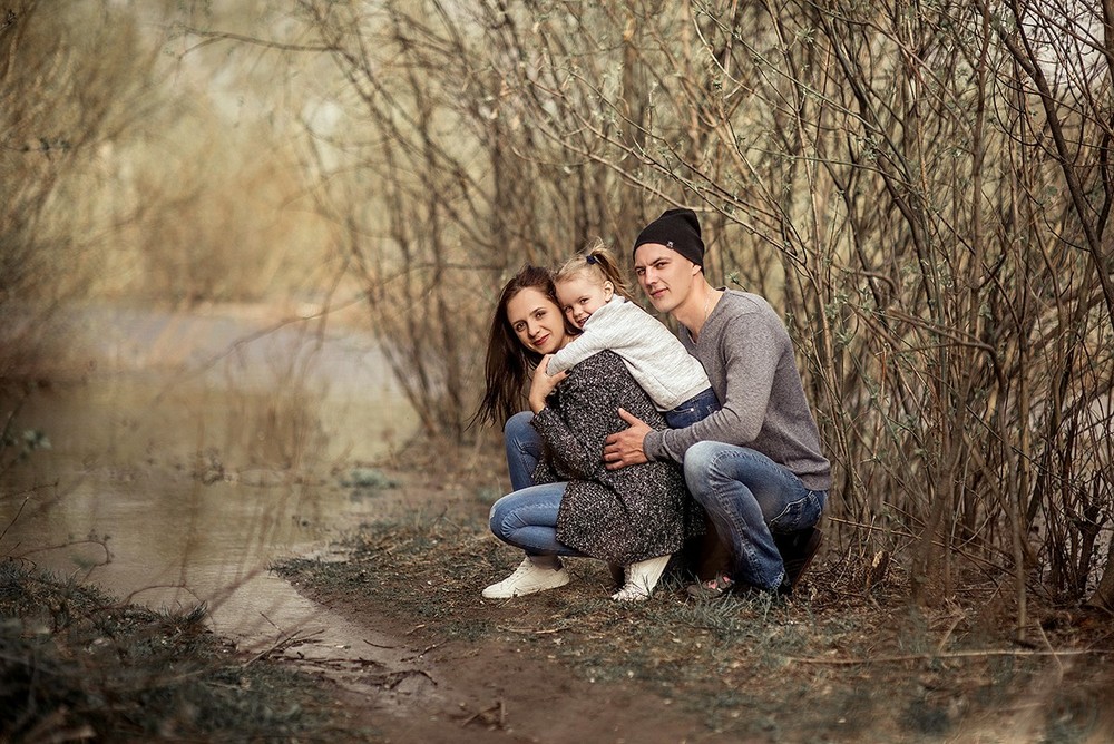 Семейные фотосессии - Весенняя прогулка