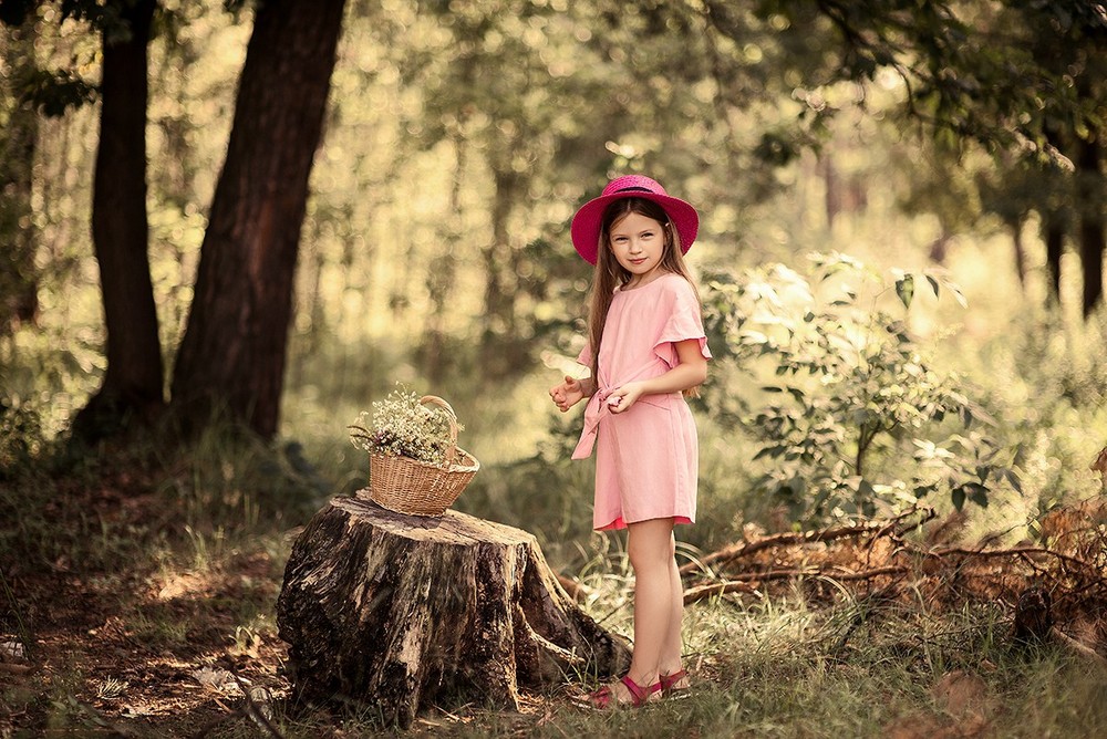 Детская фотосессия - Лиза, июль 2018