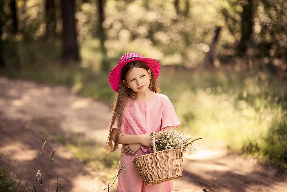 Детская фотосессия - Лиза, июль 2018