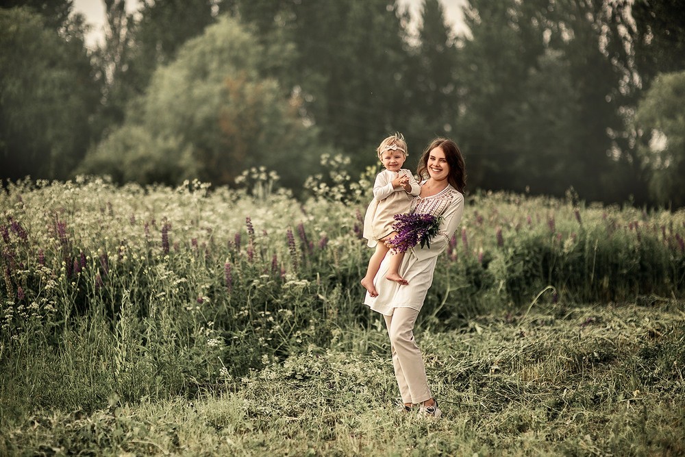 Семейные фотосессии - Ирина и Варя