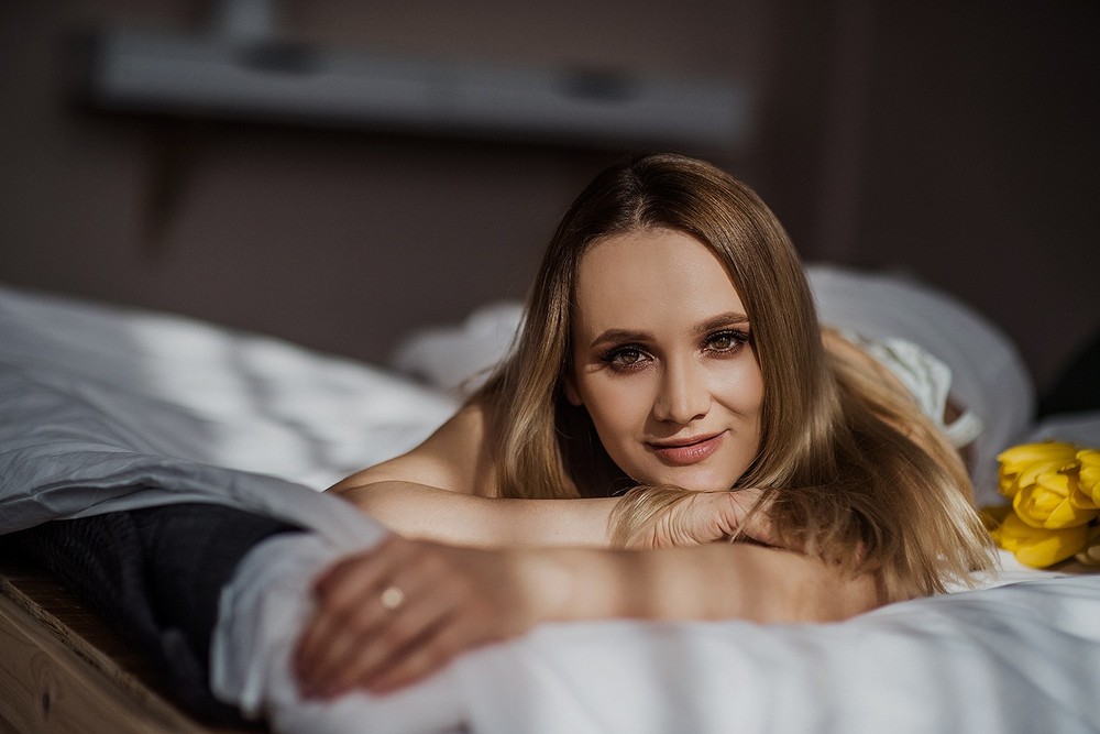 Женские портреты - Тюльпаны