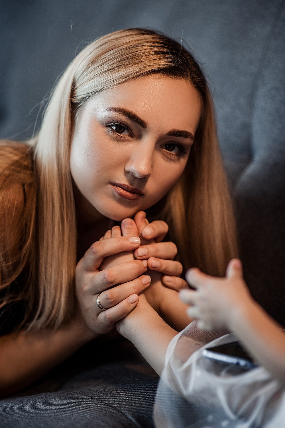 Семейные фотосессии - Вероника и семья (минимализм)
