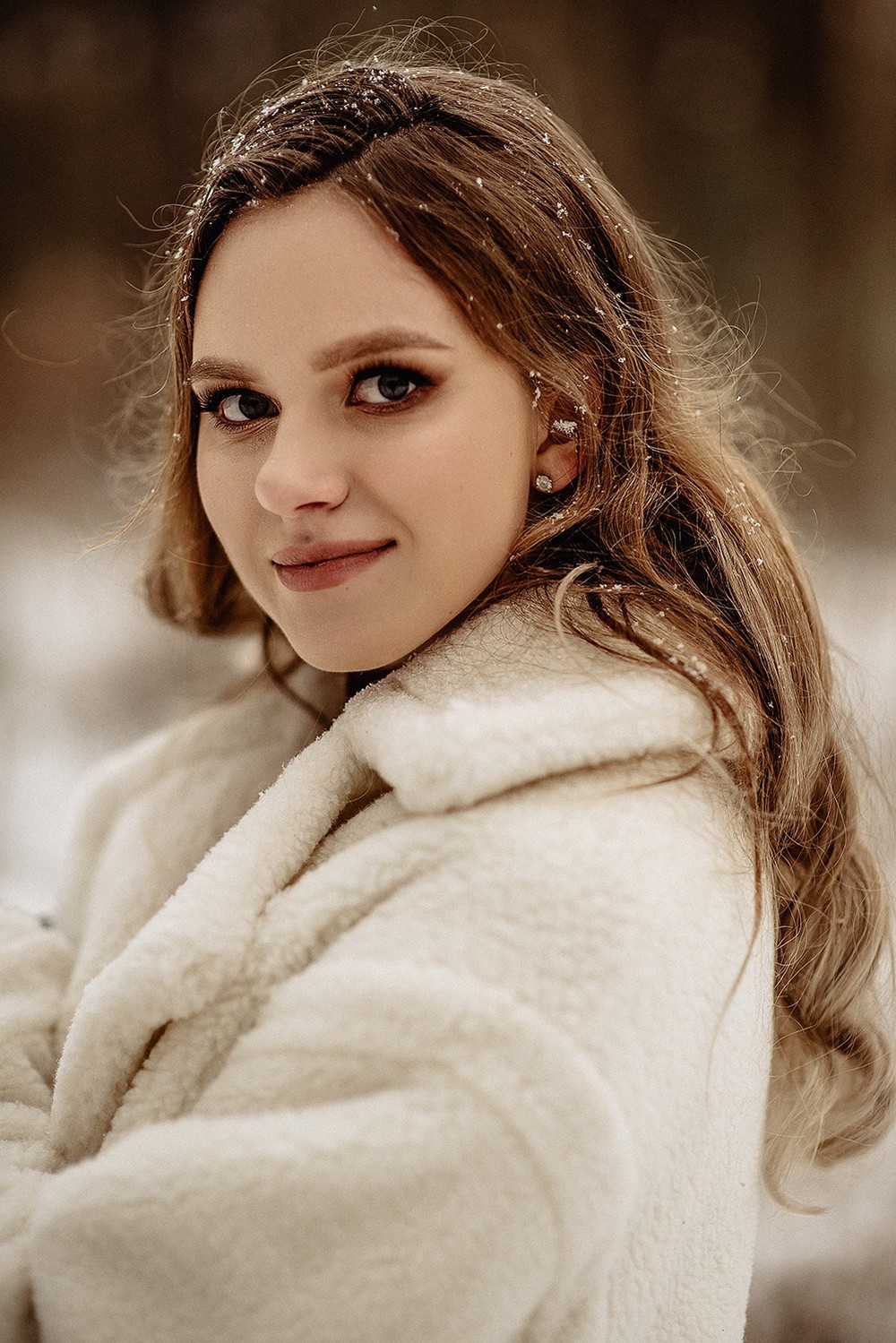 Свадебная фотосъемка и лав стори - Снежная lovestory