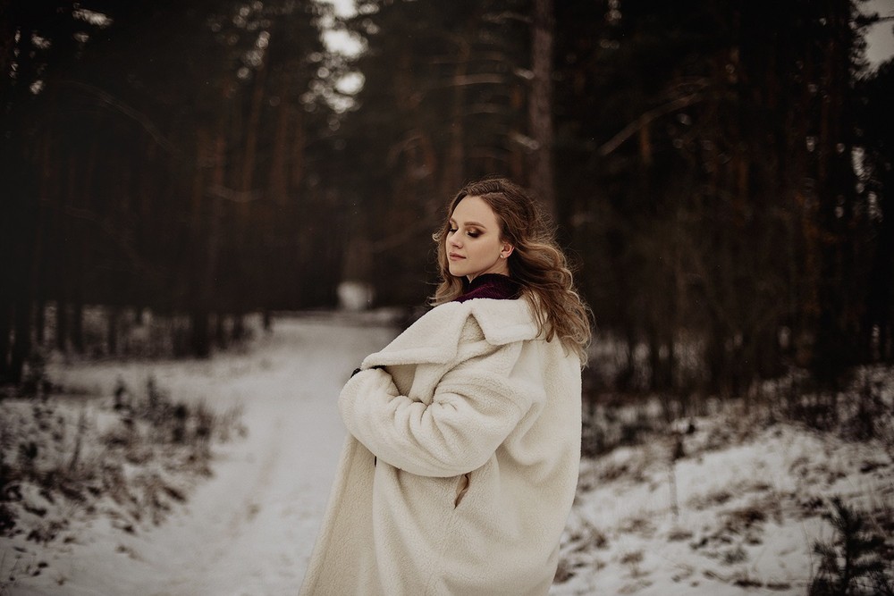 Свадебная фотосъемка и лав стори - Снежная lovestory