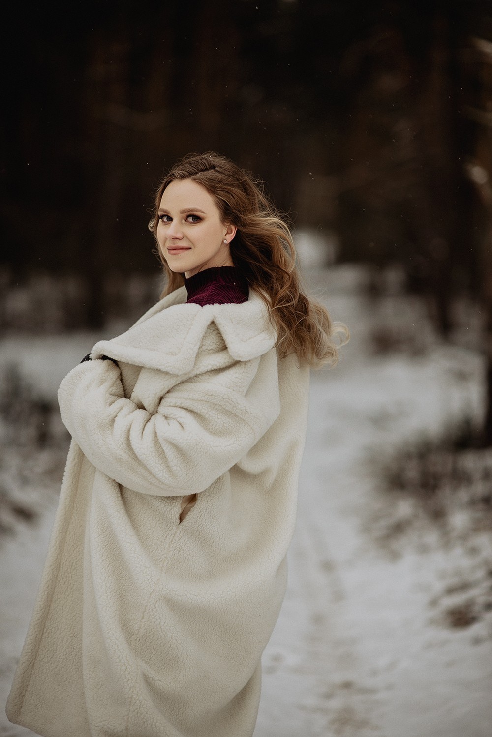 Свадебная фотосъемка и лав стори - Снежная lovestory