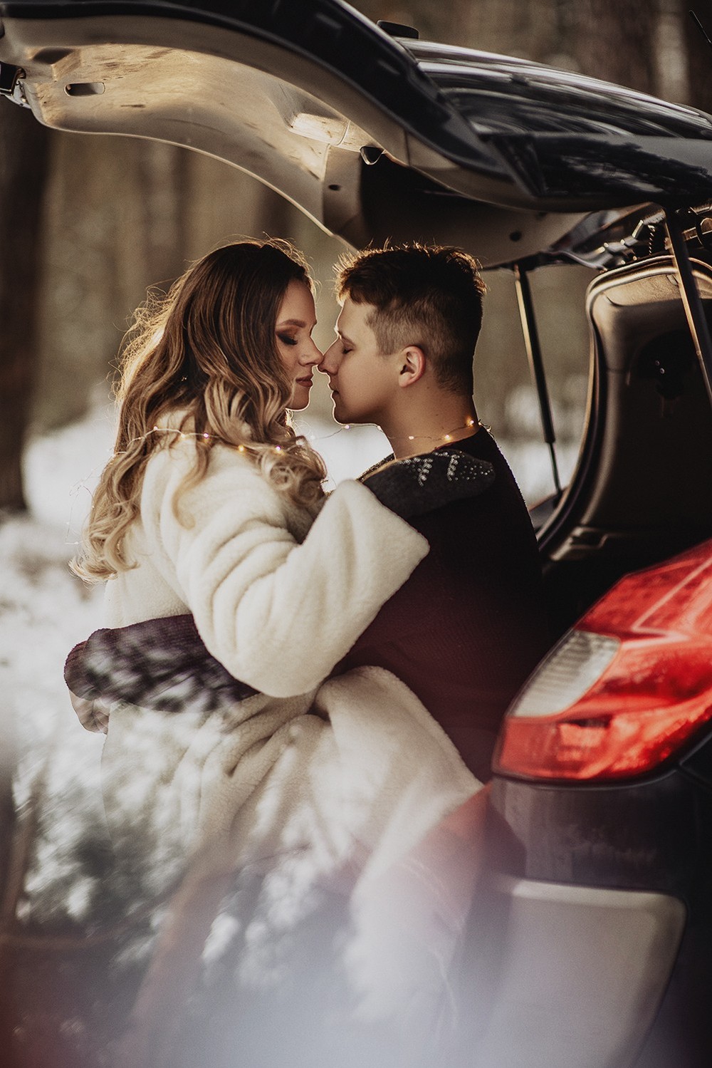 Свадебная фотосъемка и лав стори - Снежная lovestory