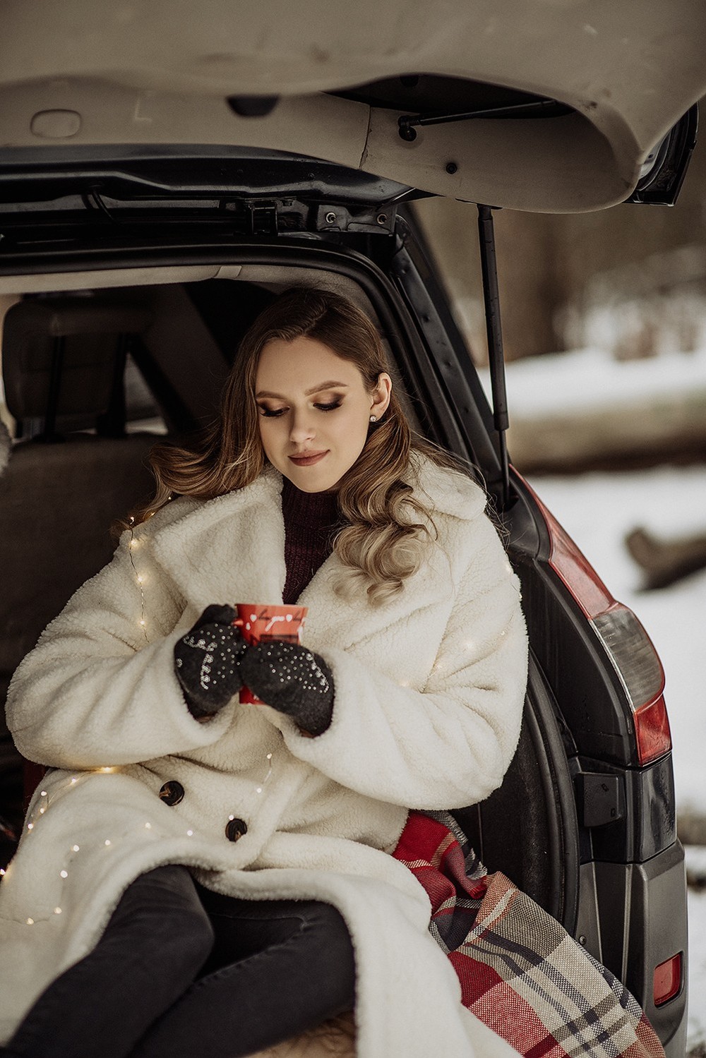 Свадебная фотосъемка и лав стори - Снежная lovestory