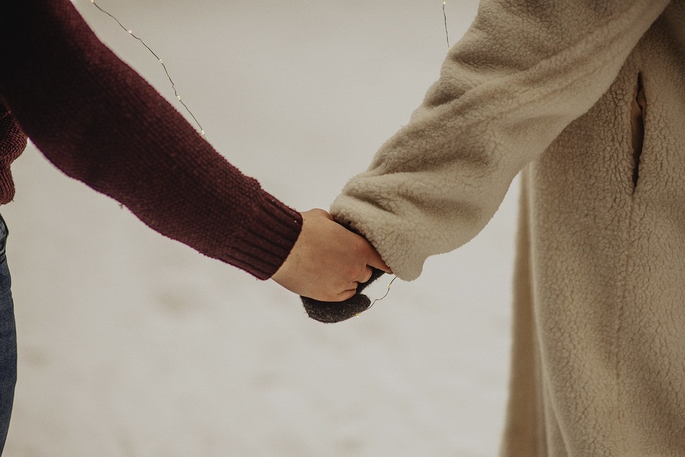 Свадебная фотосъемка и лав стори - Снежная lovestory