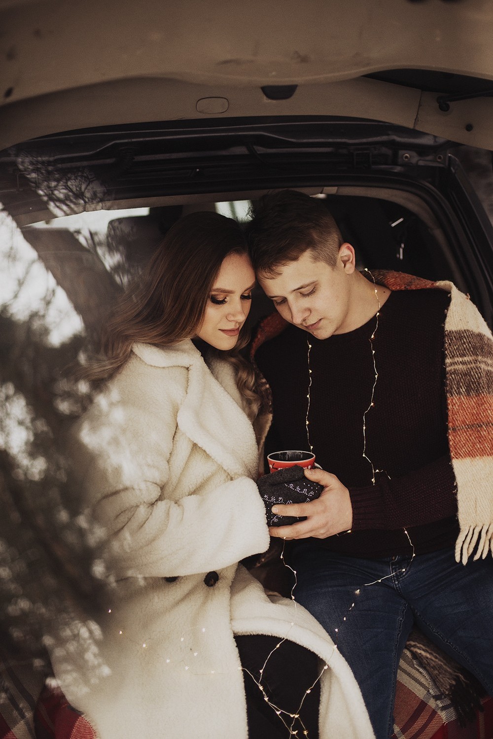 Свадебная фотосъемка и лав стори - Снежная lovestory