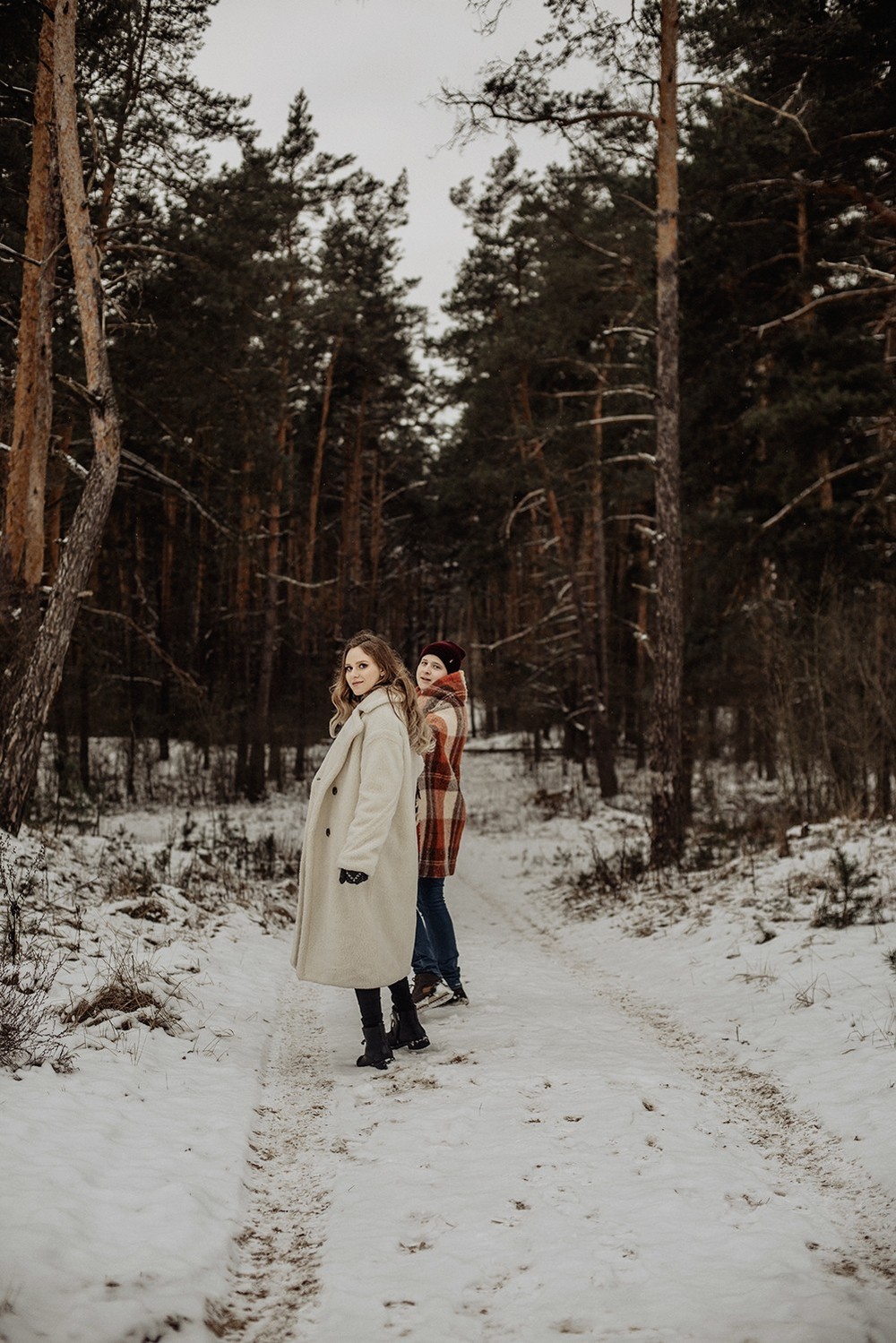 Свадебная фотосъемка и лав стори - Снежная lovestory
