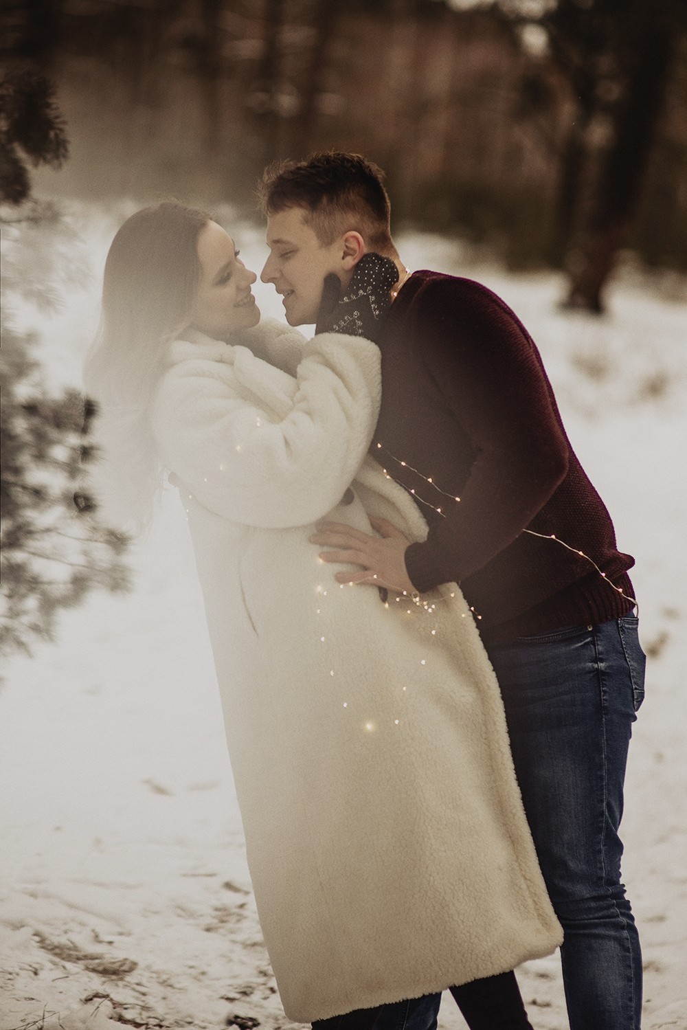 Свадебная фотосъемка и лав стори - Снежная lovestory