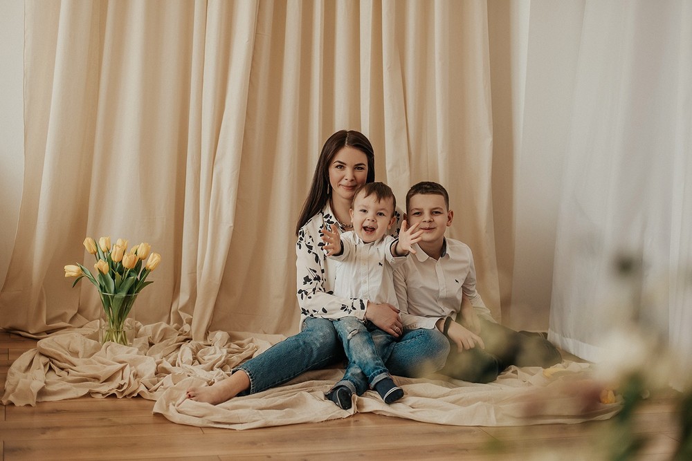 Семейные фотосессии - Таня  и мальчики