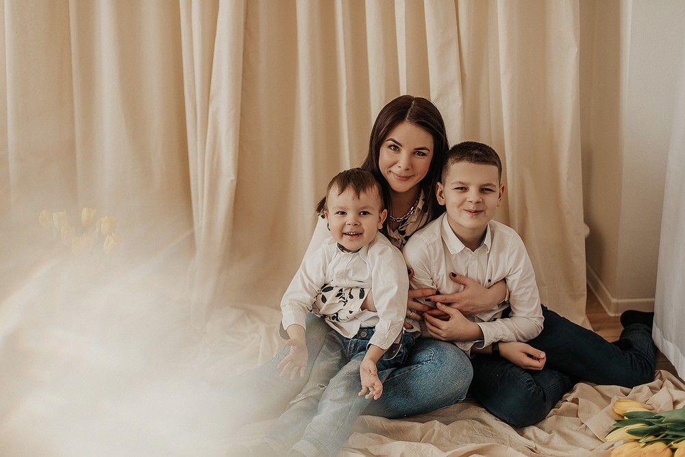 Семейные фотосессии - Таня  и мальчики