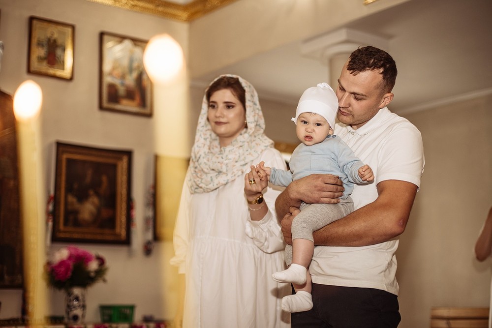 Фотосъемка крещения - Крестины в Покалюбичах