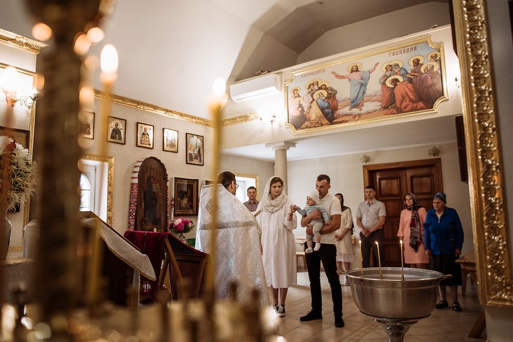 Фотосъемка крещения - Крестины в Покалюбичах