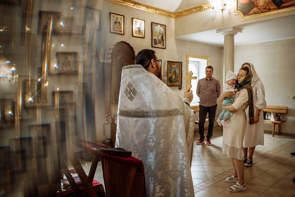 Фотосъемка крещения - Крестины в Покалюбичах