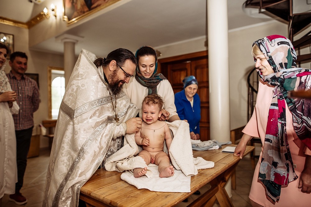 Фотосъемка крещения - Крестины в Покалюбичах
