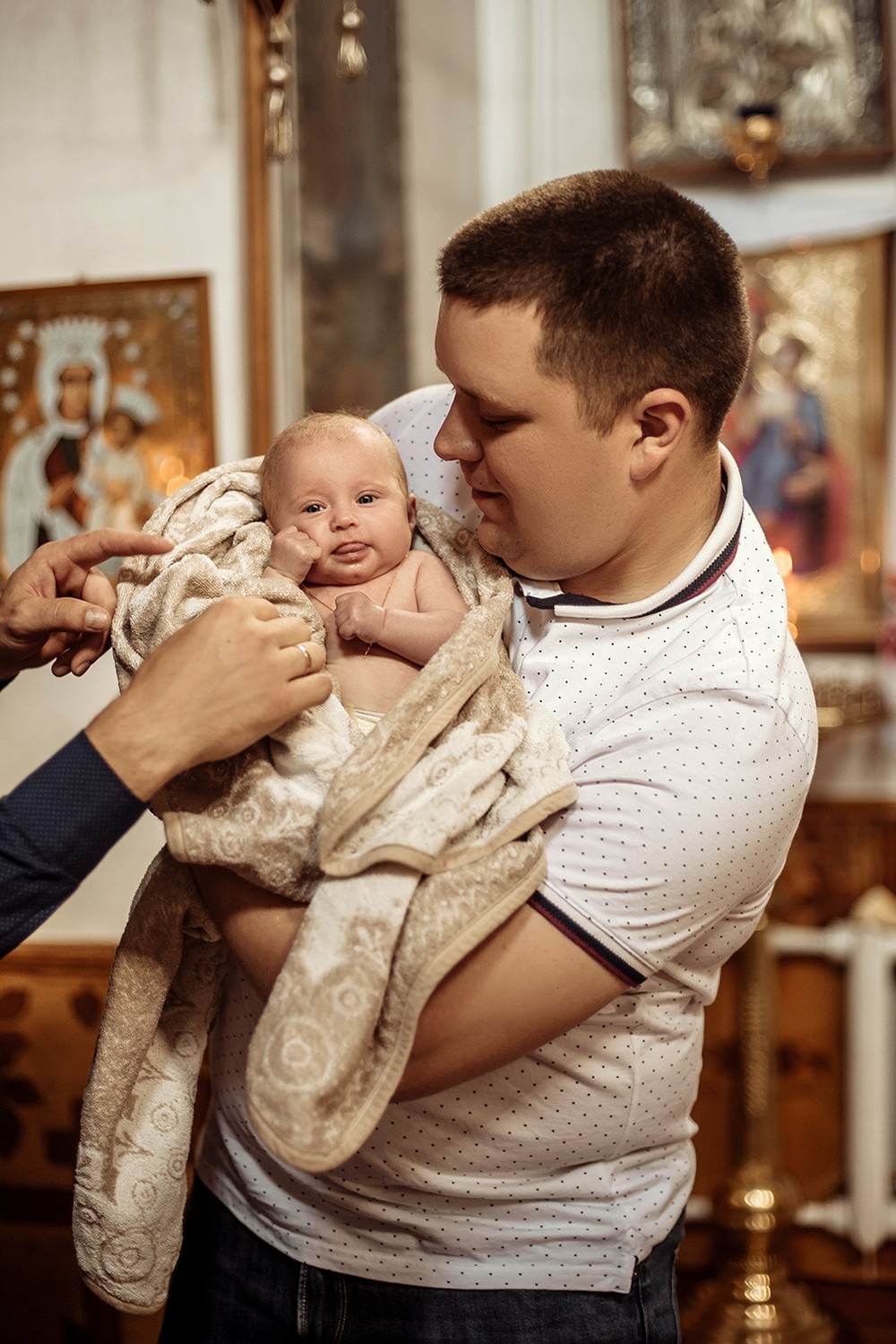 Фотосъемка крещения - Крещение двойни