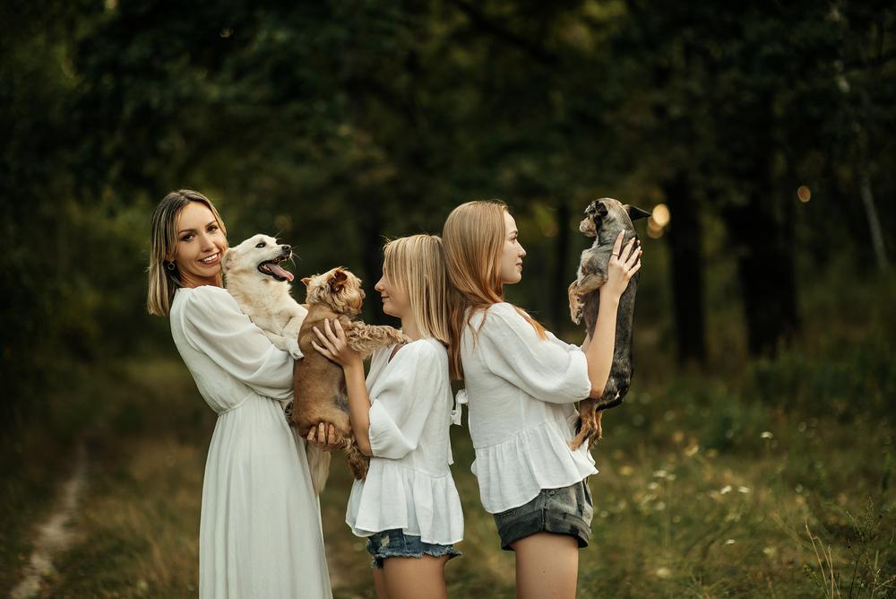 Семейные фотосессии - В лесу