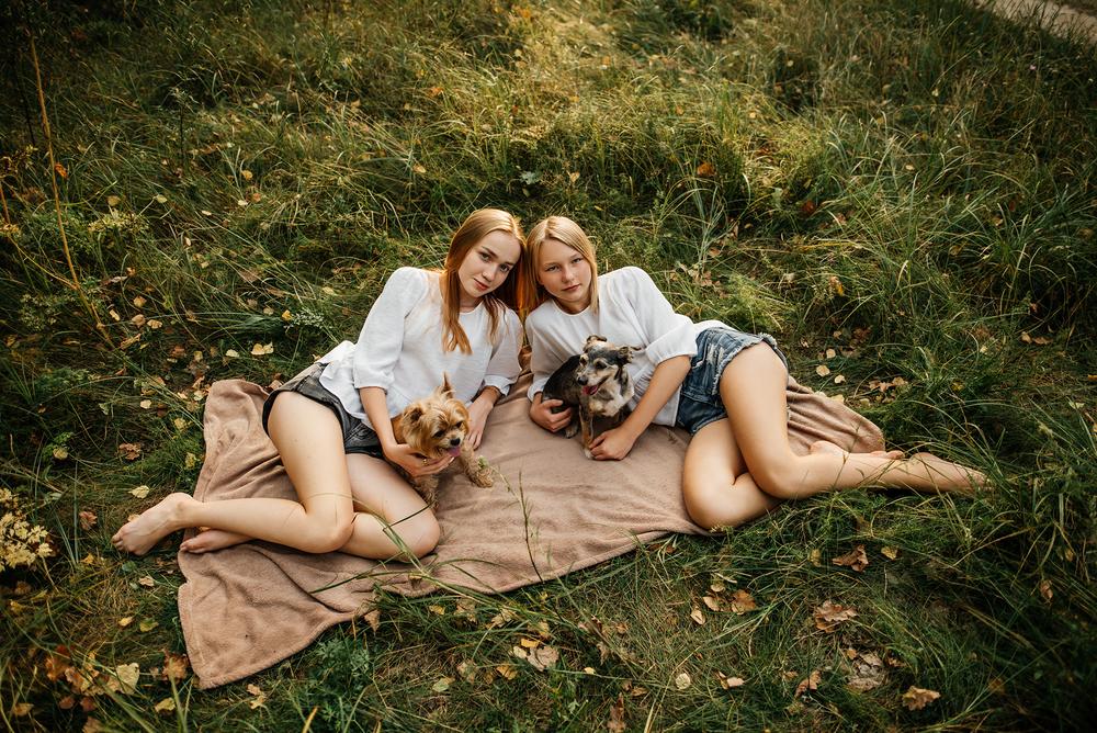 Семейные фотосессии - В лесу