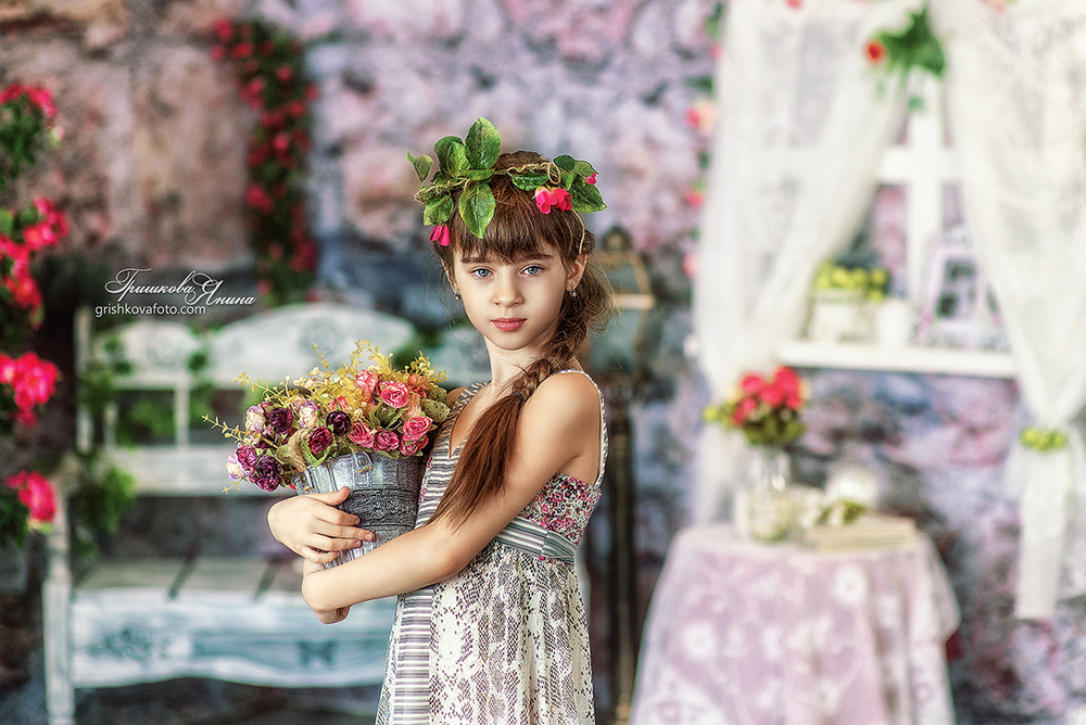 Детская фотосессия - Дыхание весны,2015