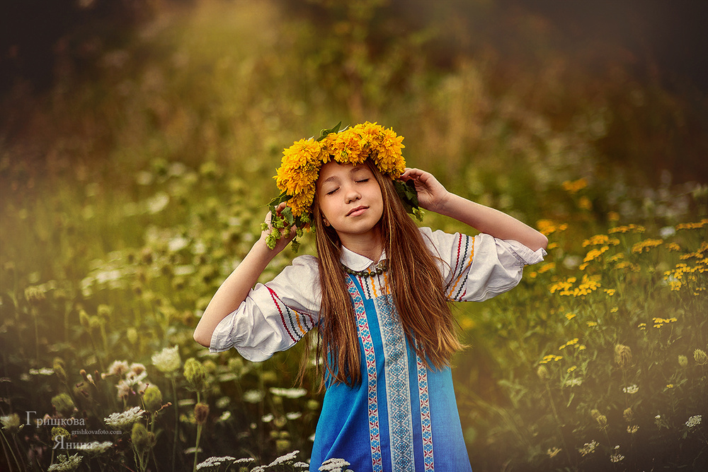 Детская фотосессия - Веночки