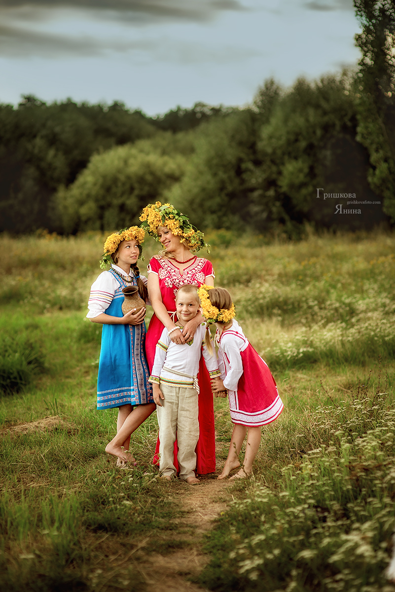 Детская фотосессия - Веночки