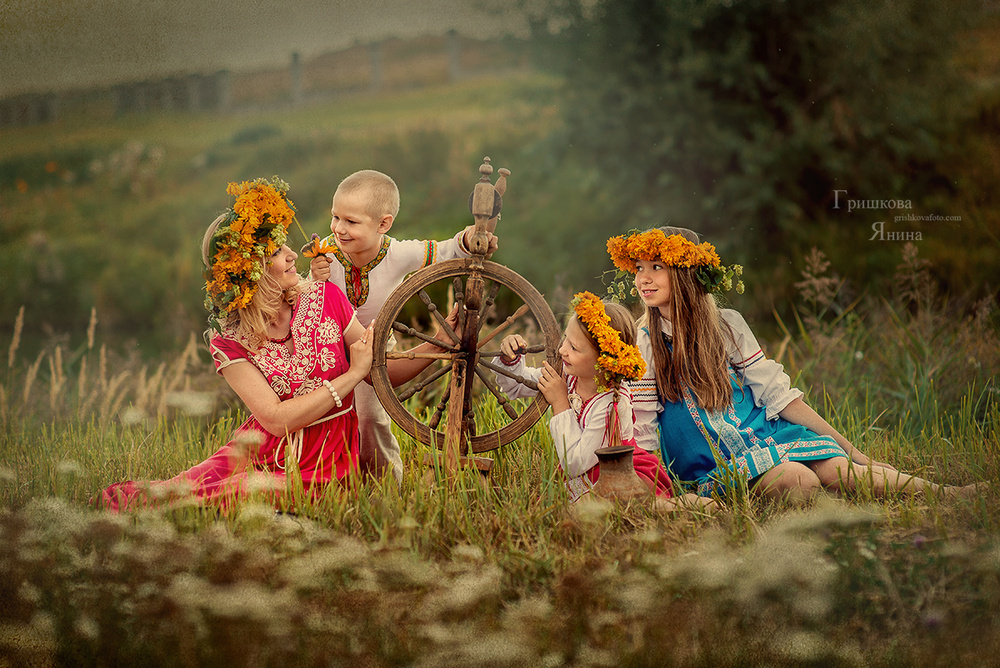 Детская фотосессия - Веночки