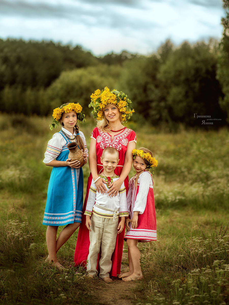 Детская фотосессия - Веночки
