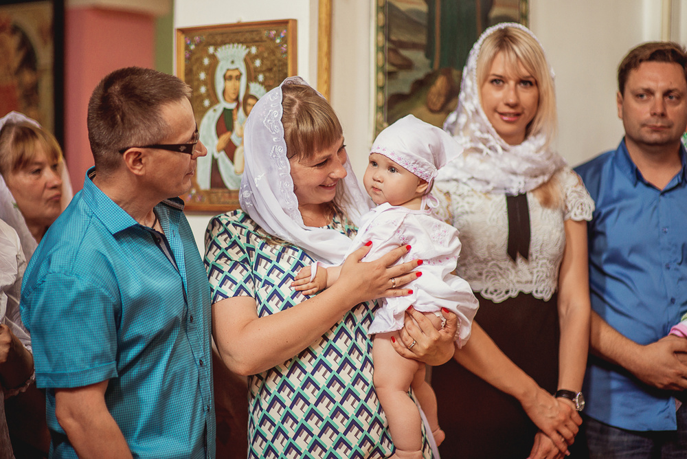 Фотосъемка крещения - крещение Дарьи 26 июля