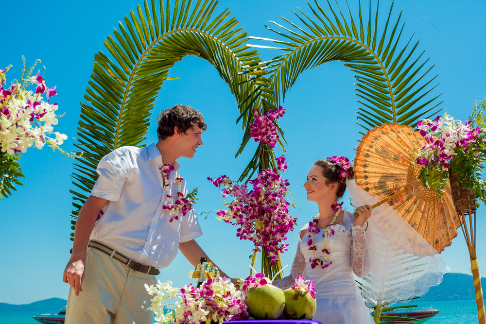свадебные церемонии в тропиках\sumbolic weddings
