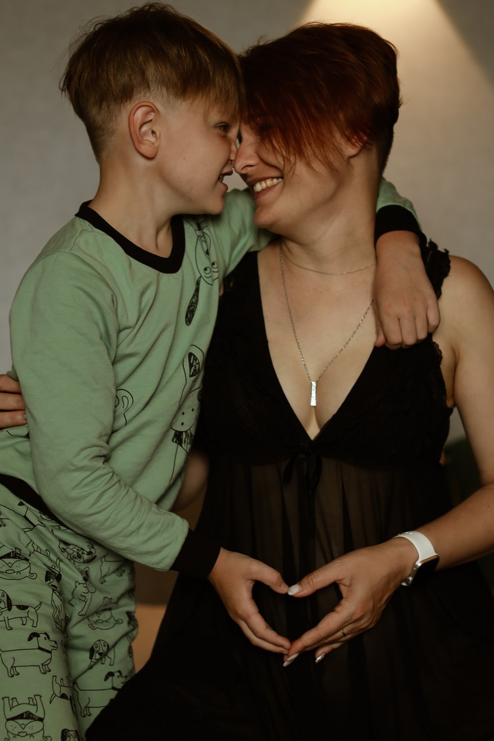 Famiglia. Pregnancy. Домашняя фотосессия. Беременность