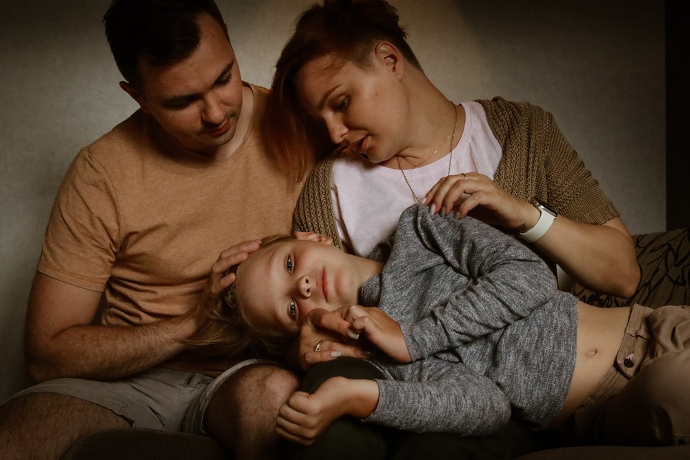 Famiglia. Pregnancy. Домашняя фотосессия. Беременность
