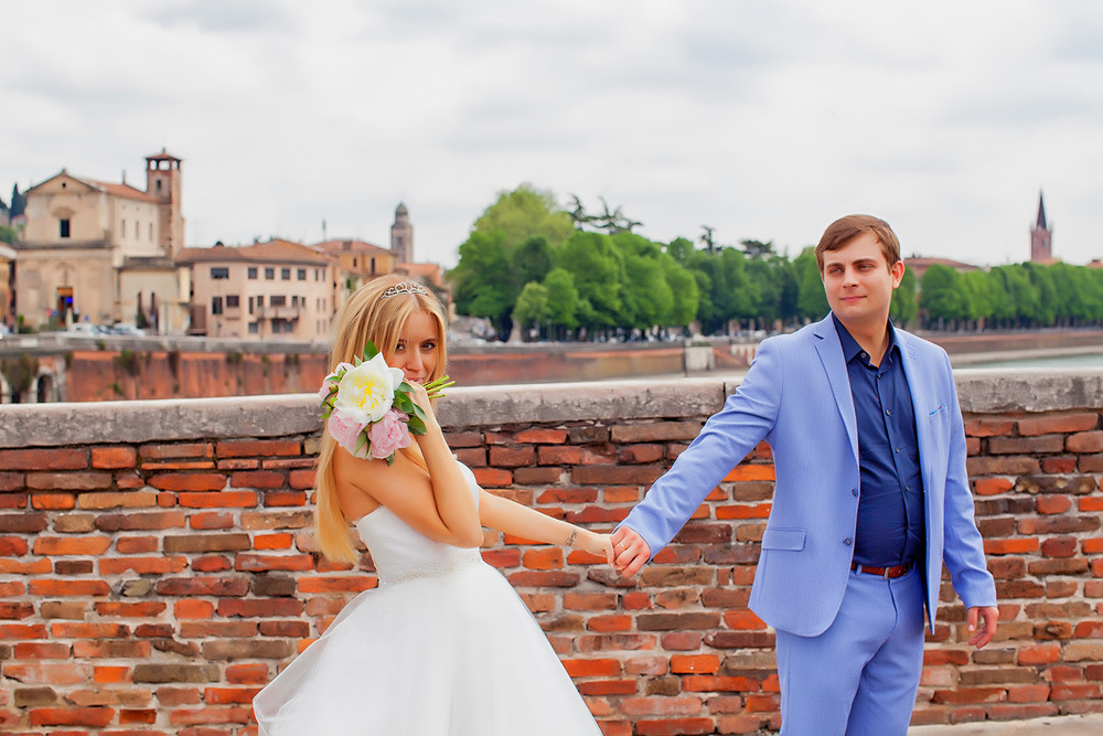 Пары/свадьбы Venezia-Verona Weddings, love story 