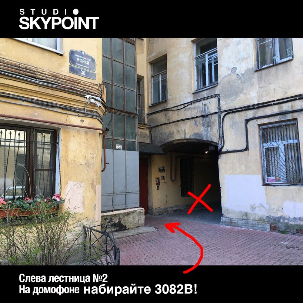 КОНТАКТЫ SKYPOINT НА МОЙКЕ