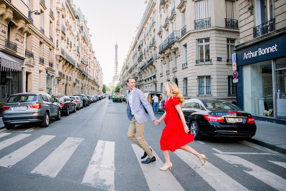 Anniversary photo session in Paris