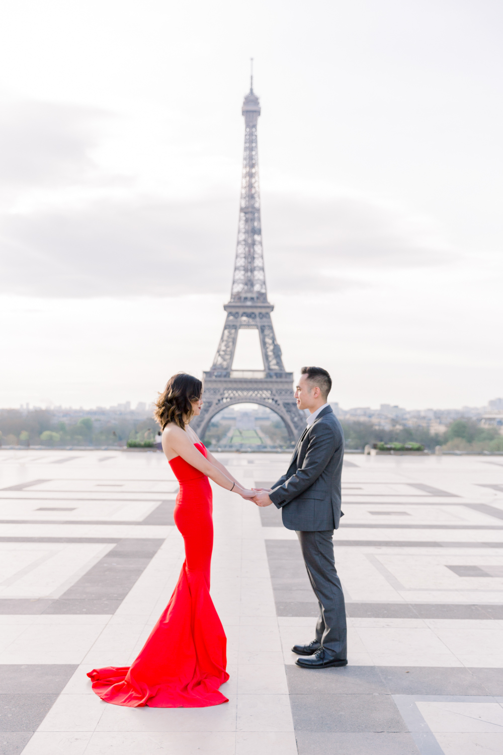 open lace back dress Red Tulip Engagement Dress  sharon rose custom