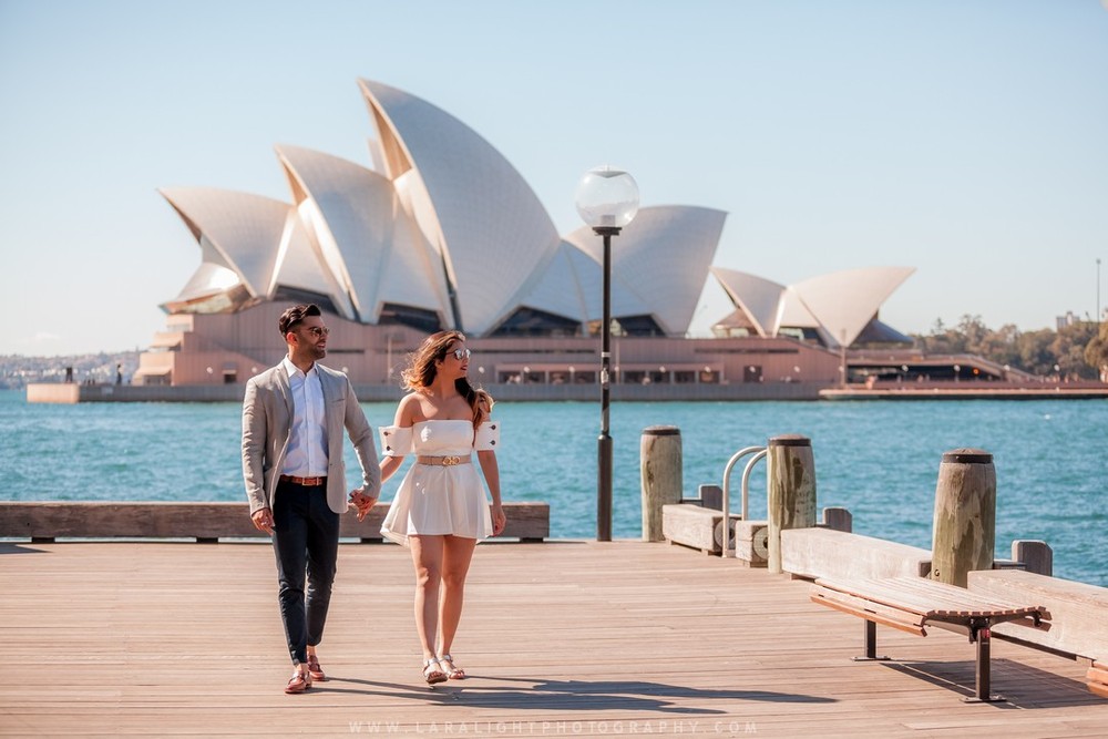 HOLIDAYS | Innayat and Karan | Sydney Opera House and The Rocks Holiday Photoshoot