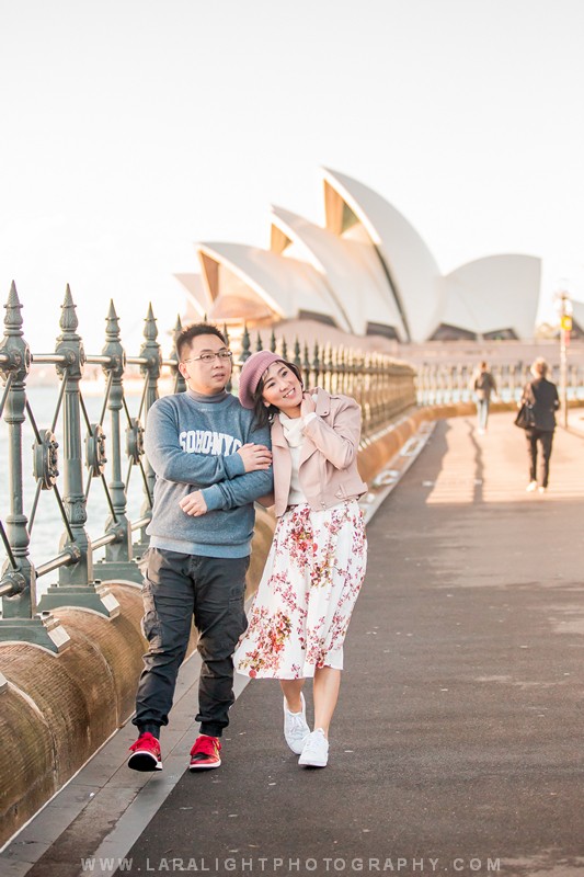 HOLIDAYS | Rudy and Yuliana | Sydney Opera House, Harbour Bridge and The Rocks Holiday Photoshoot