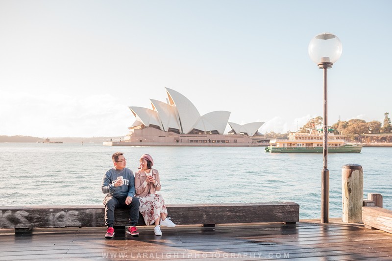 HOLIDAYS | Rudy and Yuliana | Sydney Opera House, Harbour Bridge and The Rocks Holiday Photoshoot