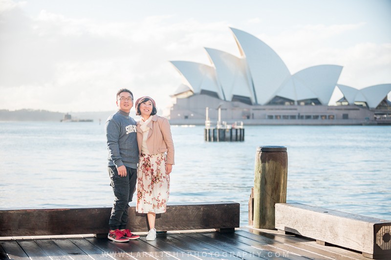 HOLIDAYS | Rudy and Yuliana | Sydney Opera House, Harbour Bridge and The Rocks Holiday Photoshoot