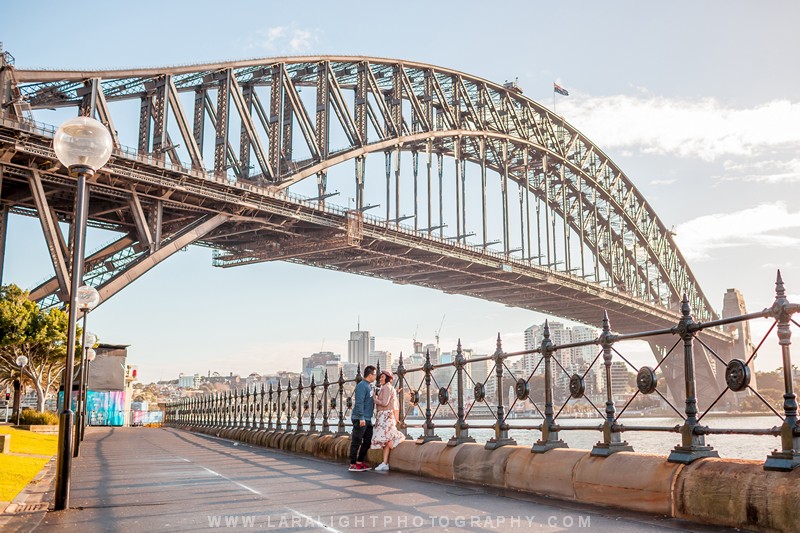HOLIDAYS | Rudy and Yuliana | Sydney Opera House, Harbour Bridge and The Rocks Holiday Photoshoot