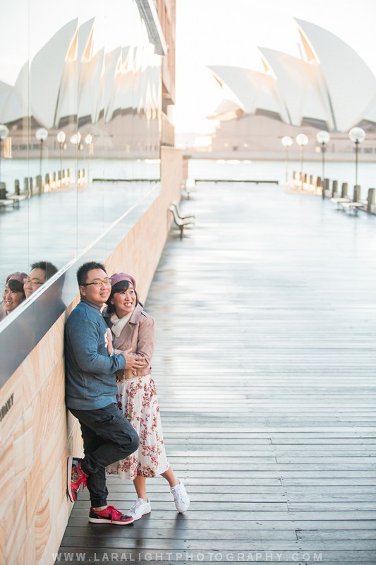 HOLIDAYS | Rudy and Yuliana | Sydney Opera House, Harbour Bridge and The Rocks Holiday Photoshoot