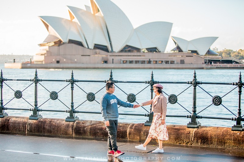 HOLIDAYS | Rudy and Yuliana | Sydney Opera House, Harbour Bridge and The Rocks Holiday Photoshoot