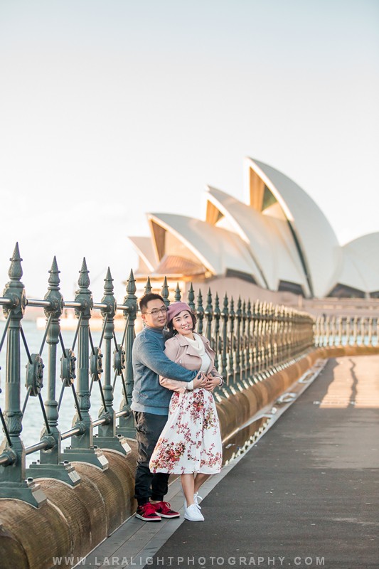 HOLIDAYS | Rudy and Yuliana | Sydney Opera House, Harbour Bridge and The Rocks Holiday Photoshoot