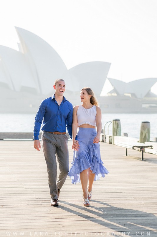 HOLIDAYS | Jennifer and Josh | Sydney Opera House and The Rocks Holiday Photoshoot