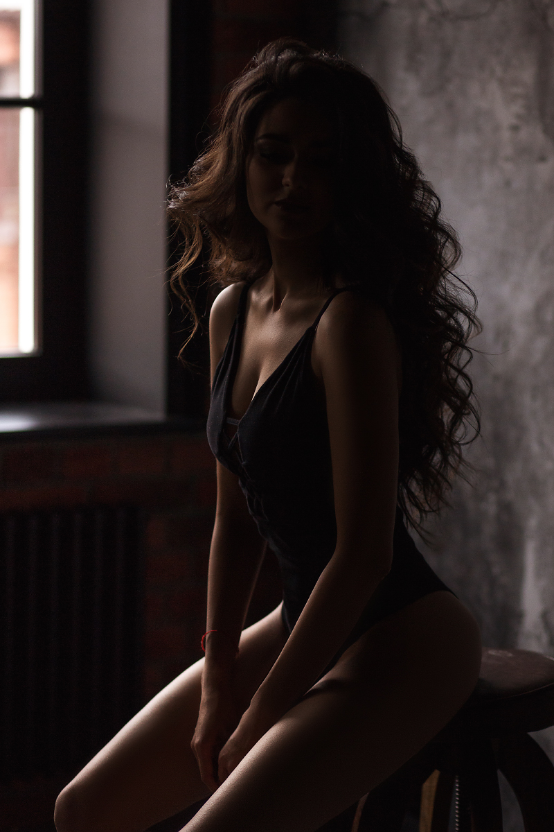 Фотосессия в белье в студии