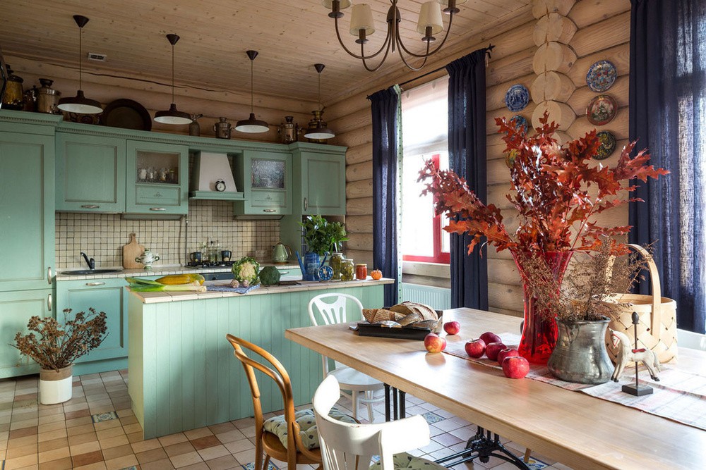 Кухня в загородном доме (42 фото) – что вас ждет при проектировании