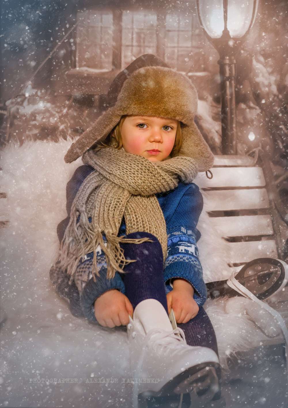 Детская зимняя фотосессия
